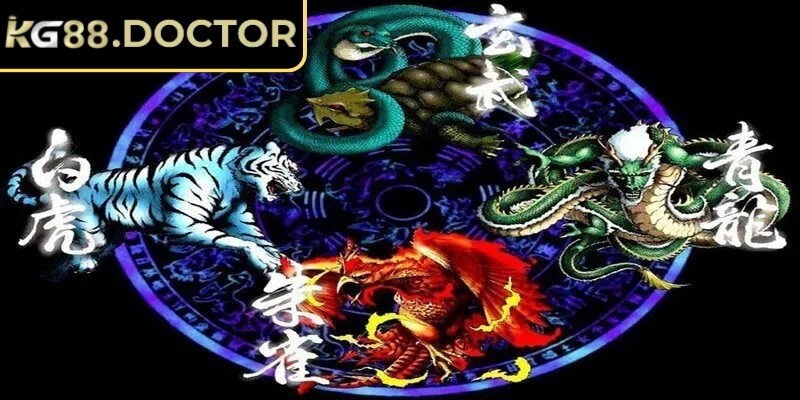 Trong game, bốn linh thú được thể hiện qua hiệu ứng riêng biệt