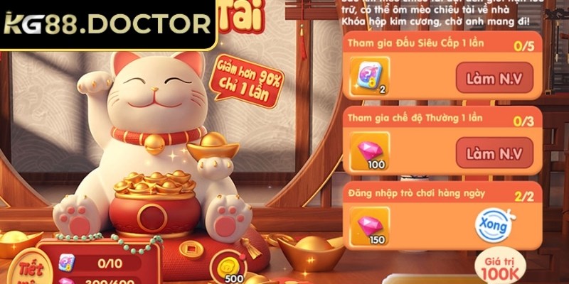 Mèo Chiêu Tài KG88 – Game Slot Phong Cách Nhật Bản Hấp Dẫn 2 Để tham gia mèo chiêu tài bạn cần phải đăng nhập tài khoản