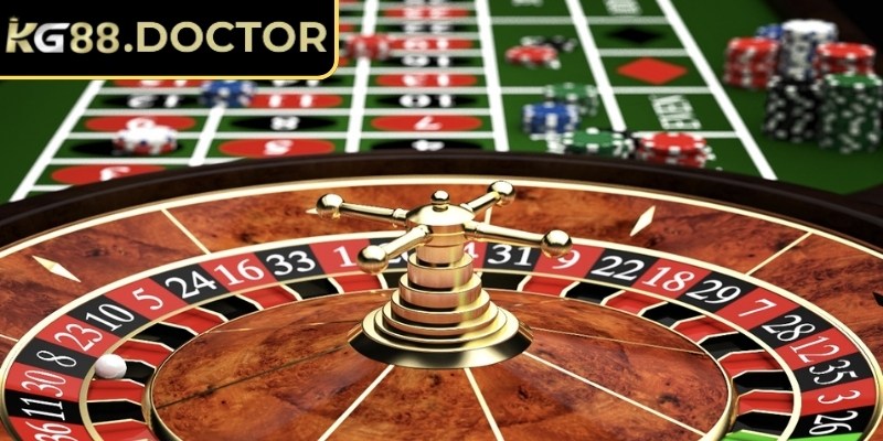 Roulette KG88 – Game Casino Giải Trí Trực Tuyến Sống Động 2 Vòng quay hiển thị các số từ 0 đến 36, mỗi cửa cược có mức rủi ro riêng