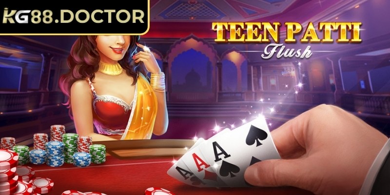 Sảnh Ebet KG88: Trải Nghiệm Live Casino Cùng Dealer Xinh Đẹp 3 Teen Patti là biến thể của Poker 3 lá phổ biến tại Sảnh EBET